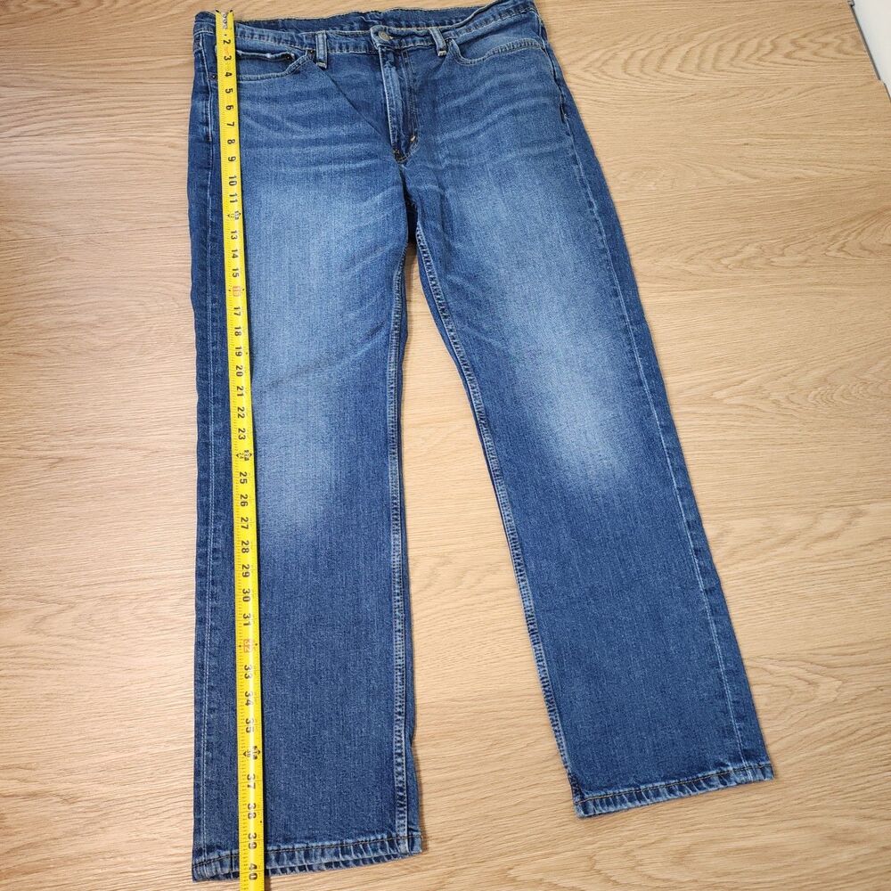 Levis 514 Slim Straight The Original Jeans Mens Size 36x30 Blue Dark Wash Cowboy - Picture 7 of 12